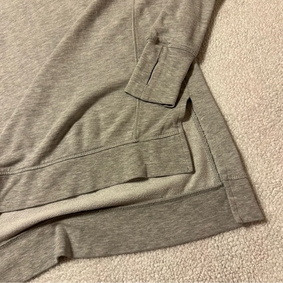 Sweaty Betty After Class Pullover Sweatshirt Light Heathered Gray Oversized - Picture 11 of 12
